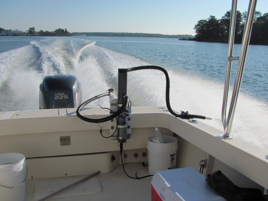 DataFlow in progress off CBNERR-VA boat