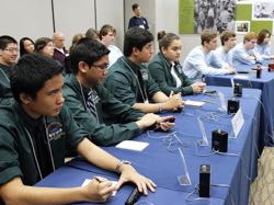 Bishop Sullivan Catholic High Team B vs Chesapeake Bay Governor’s School, Glenns Campus. © Zoe Jakovenko/VASG.