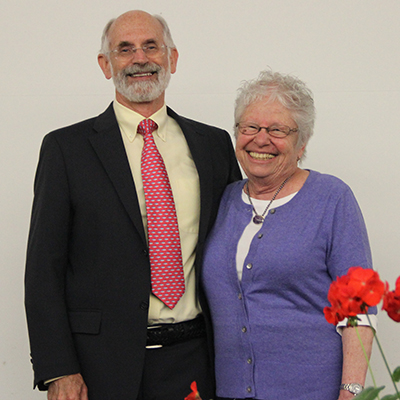 VIMS Dean and Director John Wells and Professor Iris Anderson