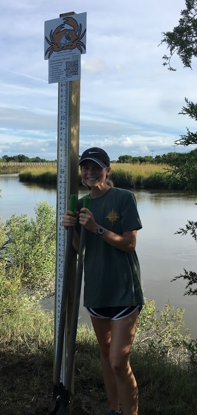 Olivia after Installing the Fiddler Crab Gauge